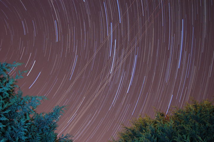 GIMP Star trail