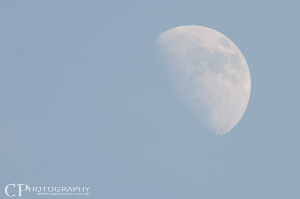 obligatory I got a big lens moon shot (still cropped)