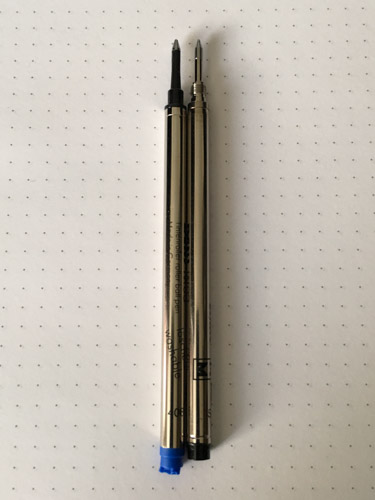 Lamy M63 vs Montblanc standard refill