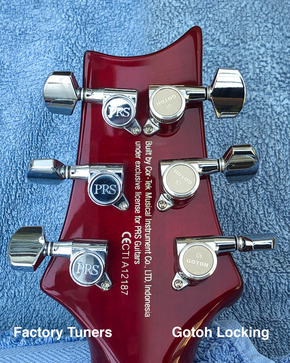 PRS SE Locking Tuners Upgrade