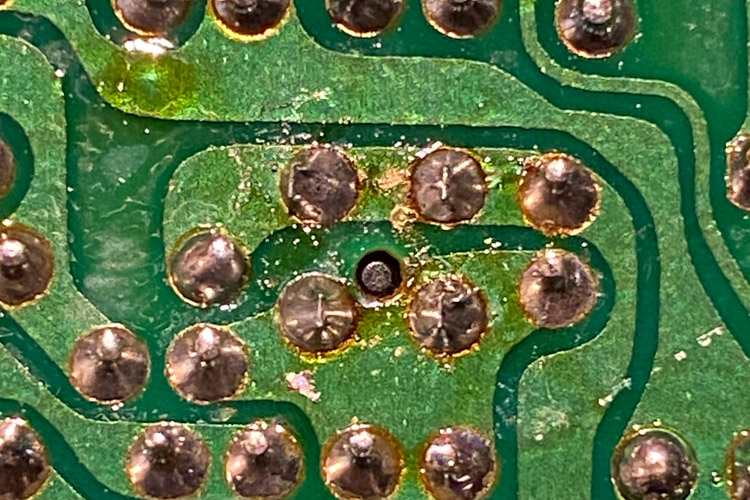 Replacement solding work