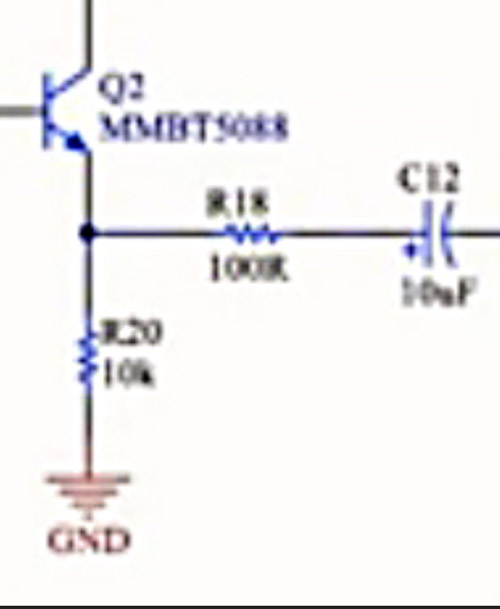 Close up of blurry area of the JHS schematic