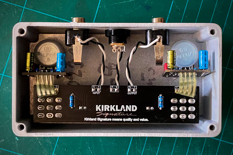 Internals of the V1 pedal